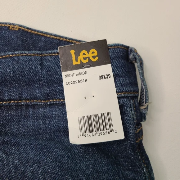 MENS LEE LEGENDARY RELAXED STRAIGHT JEAN:NIGHT SHADE Size 38x29 - Picture 7 of 11